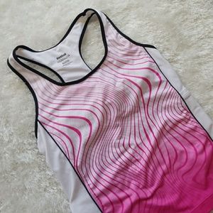 Reebok workout ombre racerback pink bra top XS